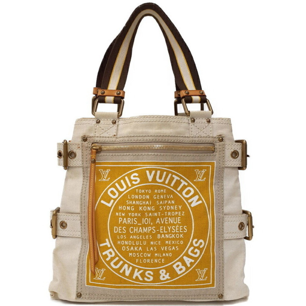 Louis Vuitton Globe Shopper Tote Bag White